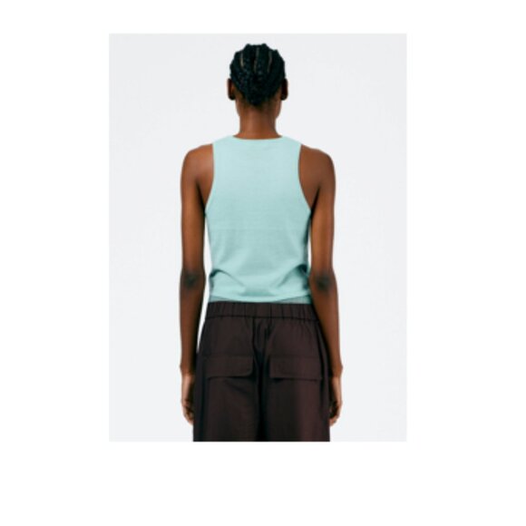 Tibi Tissue Weight Cashmere Tank, Sz M (fits small) - Picture 2 of 7